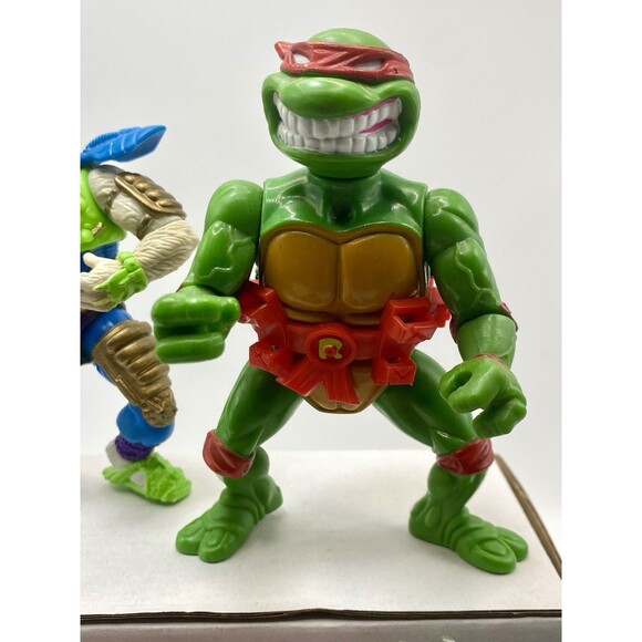 1991 Vintage TMNT Playmates Teenage Mutant Ninja Turtles Lot Of 5 Action Figures - Picture 5 of 11